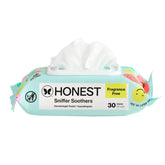 The Honest Company Plant-Based Snot Removing Wipes, Soothing Nose Face with Aloe, Hypoallergenic, Sensitive Skin, EWG Verified, Fragrance-Free, 30 Count