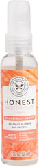 The Honest Company Plant-Based Hand Sanitizer Spray Kills 99.9% of Germs Hypoallergenic Quick-drying and Moisturizing Grapefruit Grove 2 fl oz
