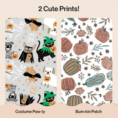 The Honest Company Comfort Dry Disposable Daytime Diapers for Sensitive Skin, Hypoallergenic, Fragrance-Free, Fall '25 Seasonal Prints, Club Box, Size 1 (8-14 lbs), 78 Count