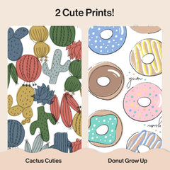 The Honest Company Comfort Dry Disposable Daytime Diapers for Sensitive Skin, Hypoallergenic, Fragrance-Free, Donut Grow Up + Cactus Cuties, Club Box, Size 4 (22-37 lbs), 54 Count