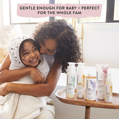 The Honest Company Foaming Bubble Bath Gentle for Baby, Naturally Derived, Tear-free, Hypoallergenic, Fragrance Free, Sensitive, 12 fl oz
