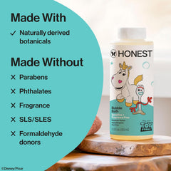 The Honest Company Foaming Bubble Bath, Gentle on Skin, Dermatologist Tested, Tear Free, Hypoallergenic, Disney and Pixar's Toy Story, Sensitive Fragrance Free